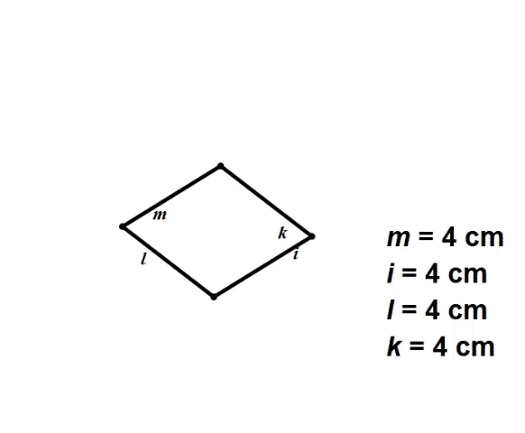 Rhombus is a quadrilateral with all sides congruent.