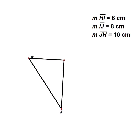 Triangle is scalene if it has no congruent sides.