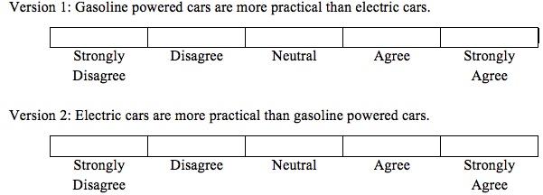 Generation of an Interval Metric Scale to Measure Attitude