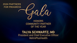 thumbnail image for Partners for Progress 2024: Talya Schwartz, MD: Community Partner of the Year video