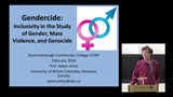 thumbnail image for Gendercide: Inclusivity in the Study of Gender, Mass Violence, and Genocide video