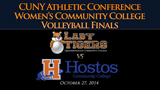 thumbnail image for CUNY Athletic Conference: Women's Community College Volleyball Finals:  Queensborough vs. Hostos CC (2014) video